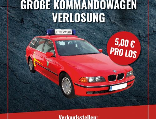 Verlosung des ehemaligen Kommandowagens der Freiwilligen Feuerwehr Hallbergmoos